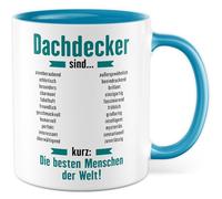 Tazza con scritta in lingua tedesca "Die besten Menschen der Welt!" - Tazza da caffè da 330 ml in ceramica - Artigianato cantiere ufficio