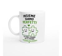Tazza Coppia Io Sono Strano Lei È Strana Insieme Siamo Perfetti | idea regalo originale