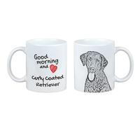 Tazza Curly Coated Retriever Con Cane Buongiorno Art-Dog