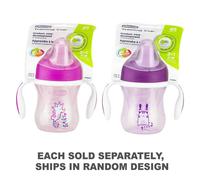 Tazza da allenamento con manico antigoccia, forma ergonomica, 1 pezzo, 200 ml, 6
