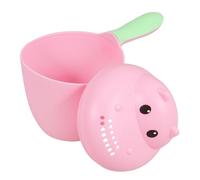 Tazza da Bagno Ippopotamo per Lavare i Chioma Bebè in Pp Rosa | Versatile e Comoda All’uso, Design Tenero e Divertente per Genitori e Ragazzo Ragazza