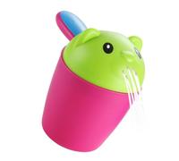 Tazza da bagno per risciacquo dei capelli, con manico ergonomico, per shampoo e risciacquo, per bagnetto, per bambini e bambine
