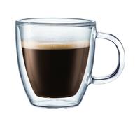 Tazza da caff Bodum Bistro da 10 once (confezione da 2) trasparente