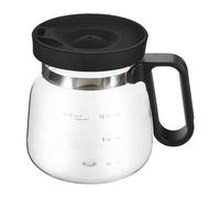 Tazza da caff in vetro 16 oz resistente al calore con coperchio da viaggio in