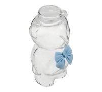 Tazza da caffè a forma di orso - Tazza da latte trasparente con decorazione a