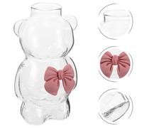 Tazza da caffè a forma di orso - Tazza da latte trasparente con decorazione a