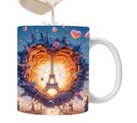 - Tazza da caffè a torre Parigi, tazza in ceramica, con motivo a torre parigina per gustare caffè, latte, bevande, tè, cucina a casa