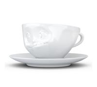TV Tassen Tazza di Caffè Bianco Lecker 0,20 L
