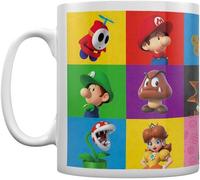 Tazza Da Caffè Bianca Super Mario 3D Amici E Nemici