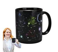 Tazza da caffè cambia colore - Il calore in ceramica rivela la tazza | Design a dodici costellazioni, tazza da tè sensibile alla temperatura, fantastico regalo per ragazze uomini e donne