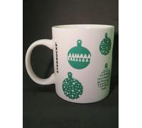 Tazza Da Caffè Collezionabile 12 OZ ~ STARBUCKS 2016 Ornamenti Natalizi Verdi