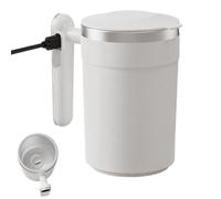 Tazza da caffè con agitazione automatica, contenitore in acciaio inox ricaricabile tramite USB, con termografo LCD integrato, per picnic, acqua, tè, latte, escursionismo, caffè