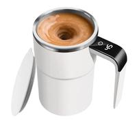 Tazza da caffè con agitazione automatica Tazza da caffè con agitazione automatica da 380 ml con coperchio da elettrica ricaricabile tramite USB con display della temperatura per latte, c