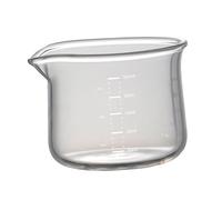 Tazza da caffè con beccuccio trasparente, misurino in vetro con segni a doppia scala, piccola brocca per latte, per caffè, salsa di bistecca, uso cucina