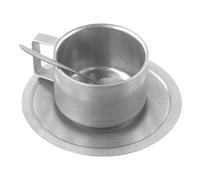 Tazza da caffè con cucchiaio tazza da caffè doppio ponte uso interno design do