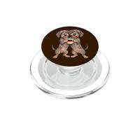 Tazza da caffè con due cani a pelo ruvido con la Germania PopSockets PopGrip per MagSafe
