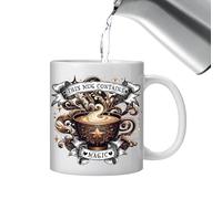 Tazza da caffè con frase, tazze a parole, tazza in ceramica a tema caffè da 350 ml, tazza di novità per della casa di lavoro, tazza di latte per la colazione per il tè di c