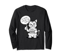 Tazza da caffè con Gatto Sarcastico Oh Wow Said No Cat Ever Maglia a Manica