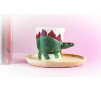 Tazza da caffè con manico 3D a forma di dinosauro, tazza da tè unica per gli amanti dei dinosauri, regalo per bambini e adulti, compleanno, Natale, per lui, per lei e per l'ufficio e decorazione per