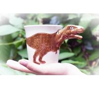 Tazza da caffè con manico 3D a forma di dinosauro, tazza da tè unica per gli amanti dei dinosauri, regalo per bambini e adulti, compleanno, Natale, per lui, per lei e per l'ufficio e decorazione per