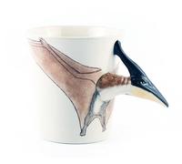 Tazza da caffè con manico 3D, tazza da tè unica per gli amanti dei dinosauri, regalo per bambini e adulti, compleanno, Natale, per lui-lei, tazza da ufficio e decorazione per la casa (Pteranodon)