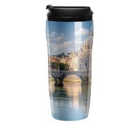 Tazza da caffè con motivo Basilica di San Pietro a Roma1, tazza da caffè divertente isolata a prova di perdite, tazza da viaggio con coperchio, 250 350 ml
