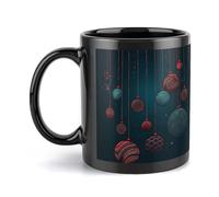 Tazza da caffè con motivo natalizio in ceramica, grande, con manico, stile unico per qualsiasi cucina, personalizzabile, divertente, ideale per tè, cioccolata calda, per uomini e donne, ufficio