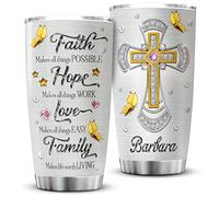 Tazza Da Caffè Con Paglia E Coperchio Mug Termica Riutilizzabile Tazze Da Viaggio Per Colleghi Auto Mamma 590 Ml Fede Consuetudine