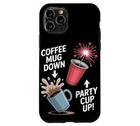 Tazza da caffè con scritta "Down Party" Custodia per iPhone 11 Pro