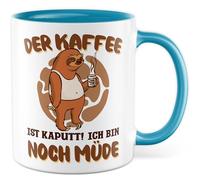 Tazza da caffè con scritta - Regalo Il caffè è rotto! Ich bin noch müde... - Tazza da caffè 330 ml in ceramica - Lavoro in ufficio tazza da caffè