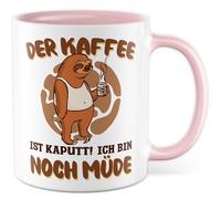 Tazza da caffè con scritta - Regalo Il caffè è rotto! Ich bin noch müde... - Tazza da caffè 330 ml in ceramica - Lavoro in ufficio tazza da caffè