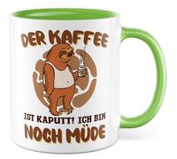 Tazza da caffè con scritta - Regalo Il caffè è rotto! Ich bin noch müde... - Tazza da caffè 330 ml in ceramica - Lavoro in ufficio tazza da caffè