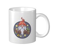 Tazza Da Caffè Cute Gnome Holding A Lantern At Christmas Latte Mug Donne Personalizzato Tazza Innamorati, Per The, Bambini, Colazione, 330ml
