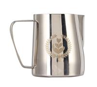 Tazza da caffè da 350 ml con bocca appuntita Brocca per schiuma di latte in acciaio inossidabile 304 per uso domestico (Colore originale)