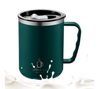 Tazza da caffè da viaggio, tazza termica, tazza da caffè isolata, con coperchio, a prova di perdite, in acciaio inossidabile, per donne e uomini, tè, cioccolata calda, bevande fredde