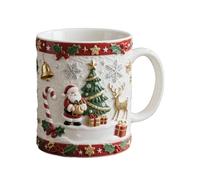 Tazza da caffè di Natale, in resina, per la routine del mattino, per la festa di compleanno, decorazione per la casa, lavoro, momenti rilassanti per il tempo libero durante il fine settimana