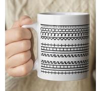 Tazza da caffè divertente con messaggio nascosto, tazza in ceramica da 325 ml con frase Fck This Sht | Umorismo Stealth Office per riunioni zoom, spostamenti in auto, regalo antistress per lavoro