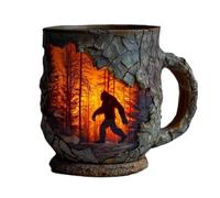 Tazza da caffè divertente per tutti, tazza in ceramica con manico ergonomico, design 3D con corteccia d'albero, idea regalo rara per amici, insegnanti, colleghi, bambini, madri, adulti o per la casa