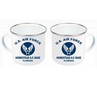 Tazza Da Caffè Emaille US Army Air Forces Homestead WW2 USAAF USAF