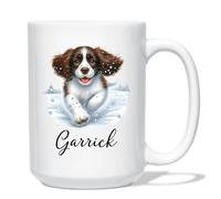 Tazza da caffè English Springer Spaniel Tazza Mug Vintage Tazzas in Ceramica Divertenti Tazzas Mug da caffè in Ceramicas per Ufficio Fidanziati Collega 330 ML