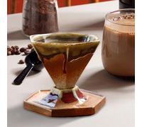 Tazza da caffè esagonale da 160 ml Tazza da caffè conica resistente al calore