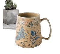 Tazza da caffè floreale da 710 ml - tazze da bere novità | Tazza da caffè in ceramica per soggiorno Milk Tea Juice Study Serata del cinema Decorazione domestica Amanti della decorazione domestica