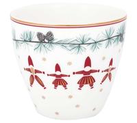 Tazza Da Caffè Greengate JUANA Bianca Con Bordo Dorato 300 Ml