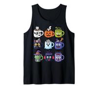 Tazza da caffè Halloween Cartoon Tee | Spooky Cute Canotta