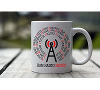 Tazza Da Caffè Ham Radio Operator S - - White Perfect S Per Radioamatori Amatoriali - Alfabeto Fonetico Nato-Ham Radio Rocks Tazza Regalo Divertenti Colazione Tazza Personalizzata 330 Ml
