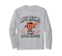 Tazza da caffè Happy Thumbs Up Retro Morning Vibes Maglia a Manica