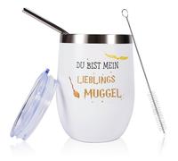 Tazza da caffè Harry personalizzata, 350 ml, con scritta in lingua tedesca "Du Bist Mein Lieblings Buggel", divertente calendario dell'Avvento per donne, for potter gadget fidanzata