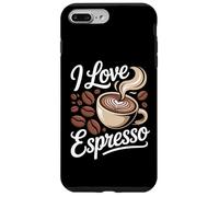 Tazza da caffè I Love Espresso con motivo a chicchi Custodia per iPhone 7 Plus/8 Plus