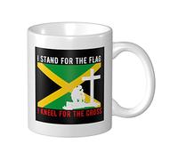 Tazza Da Caffè I Stand For Jamaica Flag And I Kneel Tazze Caffè Donne Uomini Tazza Divertente, Per Work, The, Bambini, 330ml