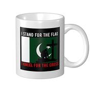 Tazza Da Caffè I Stand For The Pakistan Flag And I Kneel Thè Mug Uomini Donne Tazza Divertente, Per The, Office, Work, 330ml